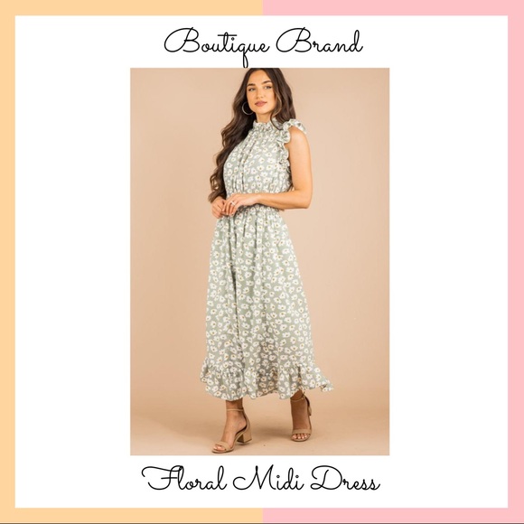Lulus Dresses & Skirts - Boutique Brand • Floral Midi Dress